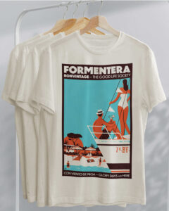 Camiseta Formentera Blanca BonVintage
