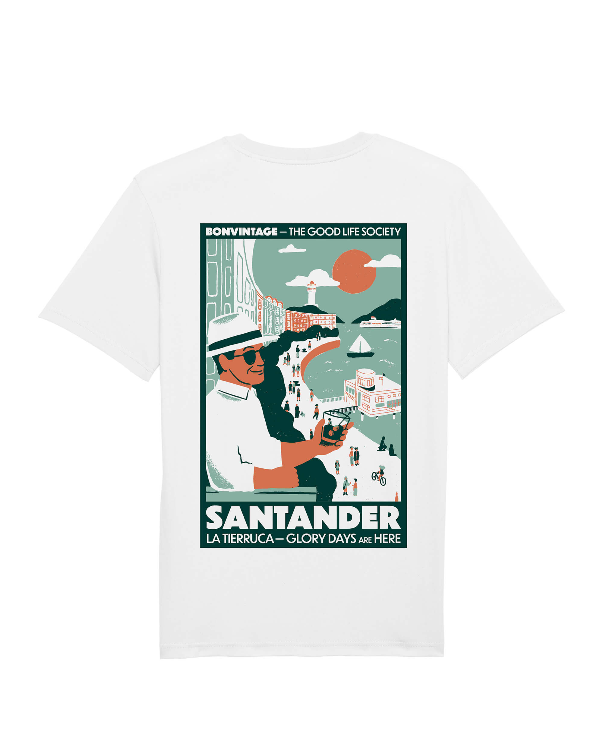 Camiseta Santander Blanca BonVintage