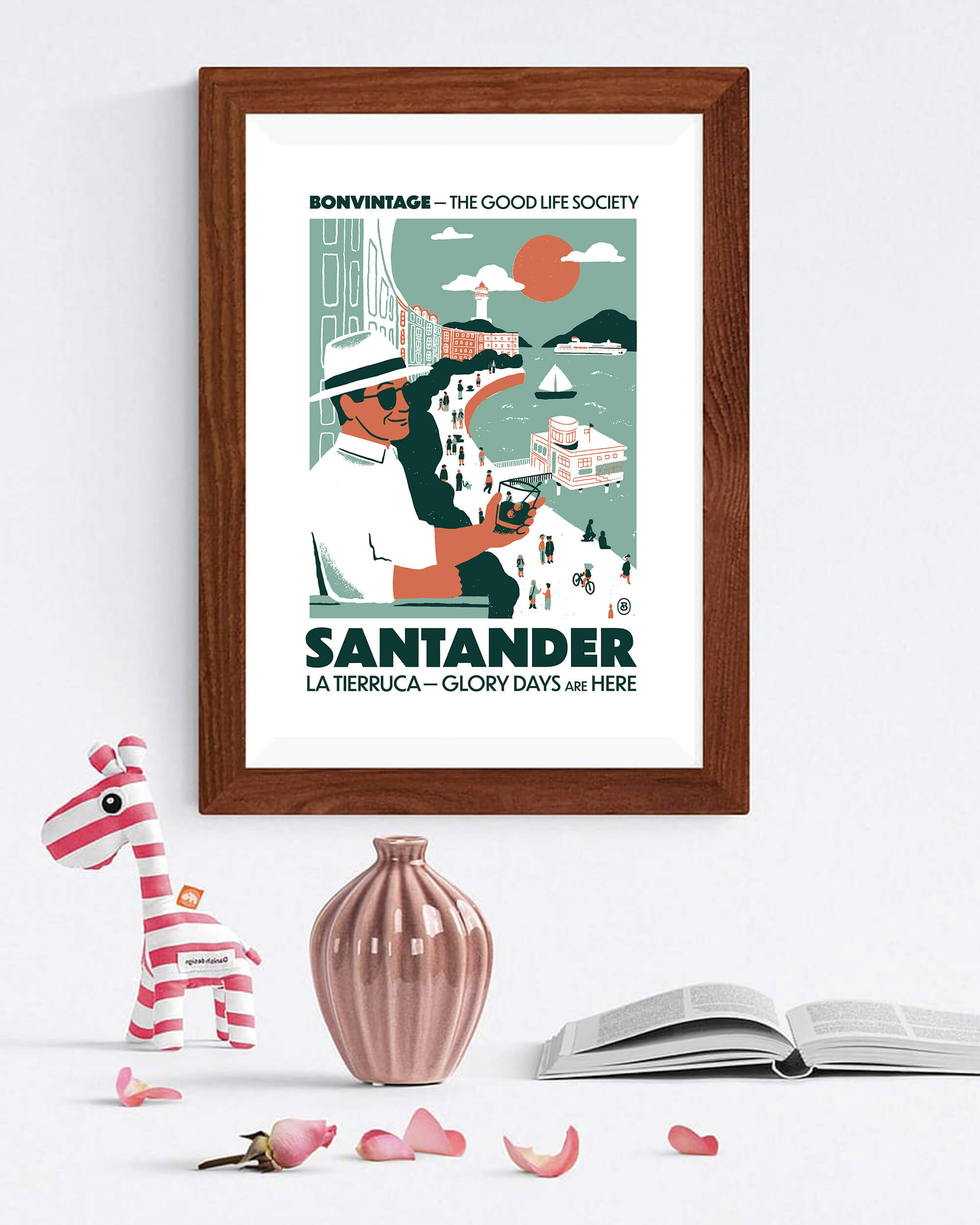 Lámina Santander Vintage BonVintage